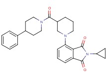 2-cyclopropyl-4-{3-[(4-phenyl-1-piperidinyl)carbonyl]-1-piperidinyl}-1H-isoindole-1,3(2H)-dione