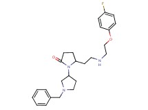1'-benzyl-5-(2-{[2-(4-fluorophenoxy)ethyl]amino}ethyl)-1,3'-bipyrrolidin-2-one