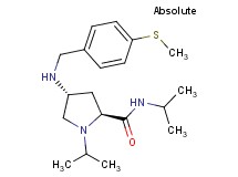(4R)-N,1-diisopropyl-4-{[4-(methylthio)benzyl]amino}-L-prolinamide