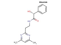 (2R)-N-[2-(4,6-dimethyl-2-pyrimidinyl)ethyl]-2-hydroxy-2-phenylacetamide