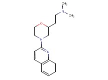 N,N-dimethyl-2-[4-(2-quinolinyl)-2-morpholinyl]ethanamine