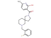 3-{[7-(2-fluorobenzyl)-2,7-diazaspiro[4.5]dec-2-yl]carbonyl}-6-methyl-2-pyridinol