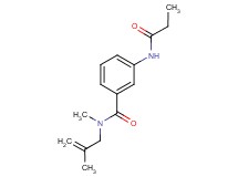 N-methyl-N-(2-methylprop-2-en-1-yl)-3-(propionylamino)benzamide