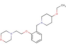 4-(2-{2-[(4-ethoxypiperidin-1-yl)methyl]phenoxy}ethyl)morpholine