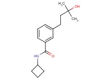 N-cyclobutyl-3-(3-hydroxy-3-methylbutyl)benzamide