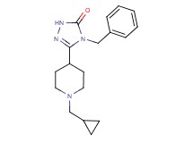 4-benzyl-5-[1-(cyclopropylmethyl)-4-piperidinyl]-2,4-dihydro-3H-1,2,4-triazol-3-one