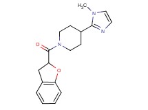 1-(2,3-dihydro-1-benzofuran-2-ylcarbonyl)-4-(1-methyl-1H-imidazol-2-yl)piperidine