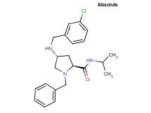(4R)-1-benzyl-4-[(3-chlorobenzyl)amino]-N-isopropyl-L-prolinamide
