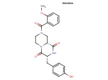 (3R,9aR)-3-(4-hydroxybenzyl)-8-(2-methoxybenzoyl)tetrahydro-2H-pyrazino[1,2-a]pyrazine-1,4(3H,6H)-dione