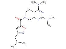 7-[(3-isobutylisoxazol-5-yl)carbonyl]-N,N,N',N'-tetramethyl-5,6,7,8-tetrahydropyrido[3,4-d]pyrimidine-2,4-diamine