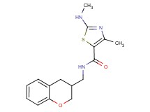 N-(3,4-dihydro-2H-chromen-3-ylmethyl)-4-methyl-2-(methylamino)-1,3-thiazole-5-carboxamide