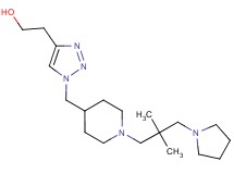 2-(1-{[1-(2,2-dimethyl-3-pyrrolidin-1-ylpropyl)piperidin-4-yl]methyl}-1H-1,2,3-triazol-4-yl)ethanol