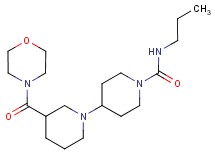 3-(morpholin-4-ylcarbonyl)-N-propyl-1,4'-bipiperidine-1'-carboxamide