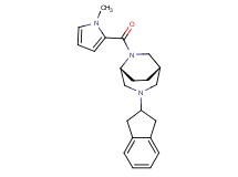 (1S*,5R*)-3-(2,3-dihydro-1H-inden-2-yl)-6-[(1-methyl-1H-pyrrol-2-yl)carbonyl]-3,6-diazabicyclo[3.2.2]nonane