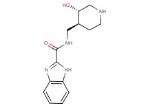 N-{[(3S*,4S*)-3-hydroxypiperidin-4-yl]methyl}-1H-benzimidazole-2-carboxamide