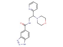 N-(2-morpholin-4-yl-2-pyridin-2-ylethyl)-1H-1,2,3-benzotriazole-5-carboxamide