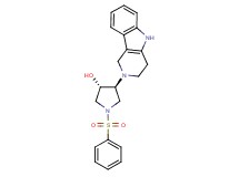 (3S*,4S*)-1-(phenylsulfonyl)-4-(1,3,4,5-tetrahydro-2H-pyrido[4,3-b]indol-2-yl)-3-pyrrolidinol