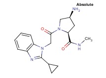 (4S)-4-amino-1-[(2-cyclopropyl-1H-benzimidazol-1-yl)acetyl]-N-methyl-L-prolinamide