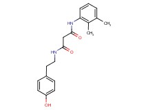 N-(2,3-dimethylphenyl)-N'-[2-(4-hydroxyphenyl)ethyl]malonamide