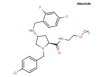 (4R)-1-(4-chlorobenzyl)-4-[(2,4-difluorobenzyl)amino]-N-(2-methoxyethyl)-L-prolinamide