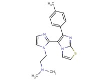 N,N-dimethyl-2-{2-[6-(4-methylphenyl)imidazo[2,1-b][1,3]thiazol-5-yl]-1H-imidazol-1-yl}ethanamine