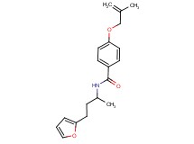 N-[3-(2-furyl)-1-methylpropyl]-4-[(2-methylprop-2-en-1-yl)oxy]benzamide