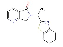 6-[1-(4,5,6,7-tetrahydro-1,3-benzothiazol-2-yl)ethyl]-6,7-dihydro-5H-pyrrolo[3,4-b]pyridin-5-one