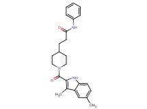 3-{1-[(3,5-dimethyl-1H-indol-2-yl)carbonyl]-4-piperidinyl}-N-phenylpropanamide