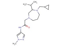 2-[4-(cyclopropylmethyl)-3-isopropyl-1,4-diazepan-1-yl]-N-(1-methyl-1H-pyrazol-4-yl)acetamide