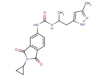 N-(2-cyclopropyl-1,3-dioxo-2,3-dihydro-1H-isoindol-5-yl)-N'-[1-methyl-2-(3-methyl-1H-pyrazol-5-yl)ethyl]urea