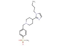 4-(1-butyl-1H-imidazol-2-yl)-1-[4-(methylsulfonyl)benzyl]piperidine