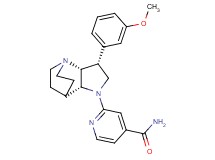 2-[(3R*,3aR*,7aR*)-3-(3-methoxyphenyl)hexahydro-4,7-ethanopyrrolo[3,2-b]pyridin-1(2H)-yl]isonicotinamide