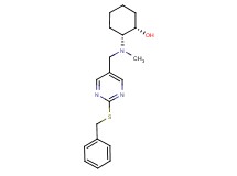 (1S*,2R*)-2-[{[2-(benzylthio)pyrimidin-5-yl]methyl}(methyl)amino]cyclohexanol