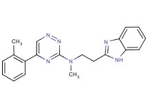 N-[2-(1H-benzimidazol-2-yl)ethyl]-N-methyl-5-(2-methylphenyl)-1,2,4-triazin-3-amine