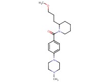 1-(4-{[2-(3-methoxypropyl)-1-piperidinyl]carbonyl}phenyl)-4-methylpiperazine