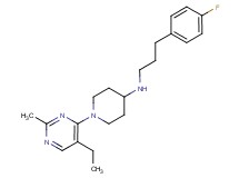1-(5-ethyl-2-methylpyrimidin-4-yl)-N-[3-(4-fluorophenyl)propyl]piperidin-4-amine