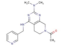 7-acetyl-N~2~,N~2~-dimethyl-N~4~-(pyridin-3-ylmethyl)-5,6,7,8-tetrahydropyrido[3,4-d]pyrimidine-2,4-diamine