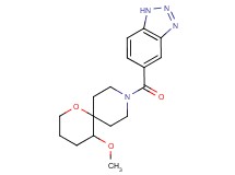 9-(1H-1,2,3-benzotriazol-5-ylcarbonyl)-5-methoxy-1-oxa-9-azaspiro[5.5]undecane
