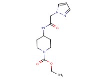ethyl 4-[(1H-pyrazol-1-ylacetyl)amino]-1-piperidinecarboxylate