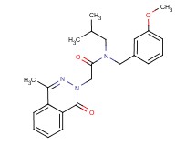 N-isobutyl-N-(3-methoxybenzyl)-2-(4-methyl-1-oxophthalazin-2(1H)-yl)acetamide