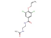 N-[2-(acetylamino)ethyl]-4-(allyloxy)-3,5-dichlorobenzamide