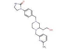 1-[4-({3-(2-hydroxyethyl)-4-[(6-methyl-2-pyridinyl)methyl]-1-piperazinyl}methyl)phenyl]-2-imidazolidinone