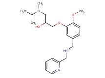 1-[isopropyl(methyl)amino]-3-(2-methoxy-5-{[(2-pyridinylmethyl)amino]methyl}phenoxy)-2-propanol