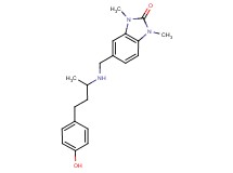 5-({[3-(4-hydroxyphenyl)-1-methylpropyl]amino}methyl)-1,3-dimethyl-1,3-dihydro-2H-benzimidazol-2-one