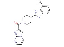 2-{[4-(4-methyl-1H-benzimidazol-2-yl)-1-piperidinyl]carbonyl}imidazo[1,2-a]pyrimidine