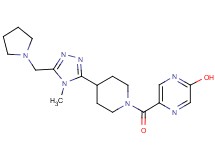5-({4-[4-methyl-5-(pyrrolidin-1-ylmethyl)-4H-1,2,4-triazol-3-yl]piperidin-1-yl}carbonyl)pyrazin-2-ol