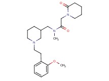 N-({1-[2-(2-methoxyphenyl)ethyl]-3-piperidinyl}methyl)-N-methyl-2-(2-oxo-1-piperidinyl)acetamide