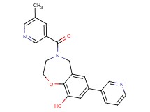 4-[(5-methylpyridin-3-yl)carbonyl]-7-pyridin-3-yl-2,3,4,5-tetrahydro-1,4-benzoxazepin-9-ol
