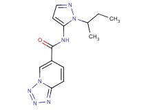N-(1-sec-butyl-1H-pyrazol-5-yl)tetrazolo[1,5-a]pyridine-6-carboxamide