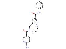 5-[(6-aminopyridin-3-yl)carbonyl]-N-phenyl-5,6,7,8-tetrahydro-4H-pyrazolo[1,5-a][1,4]diazepine-2-carboxamide